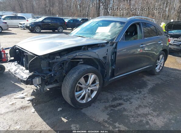 JN8CS1MU3GM130033 2016 INFINITI QX70 Gray Przód lewy
