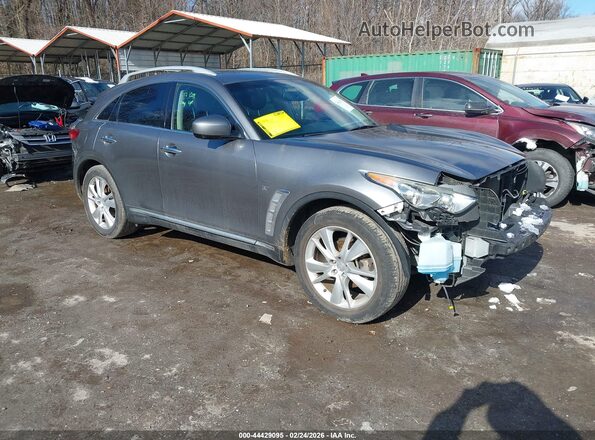 JN8CS1MU3GM130033 2016 INFINITI QX70 Gray Przód prawy