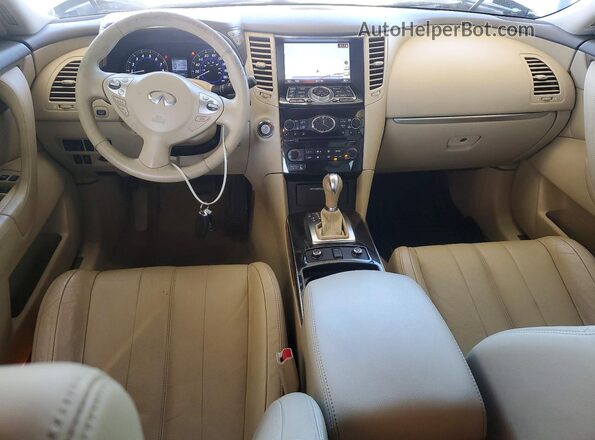 JN8CS1MU8GM130206 2016 INFINITI QX70 White Vista del salpicadero