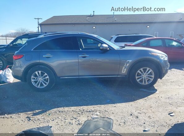 JN8CS1MW1HM414554 2017 INFINITI QX70 Gray Vista interior trasera