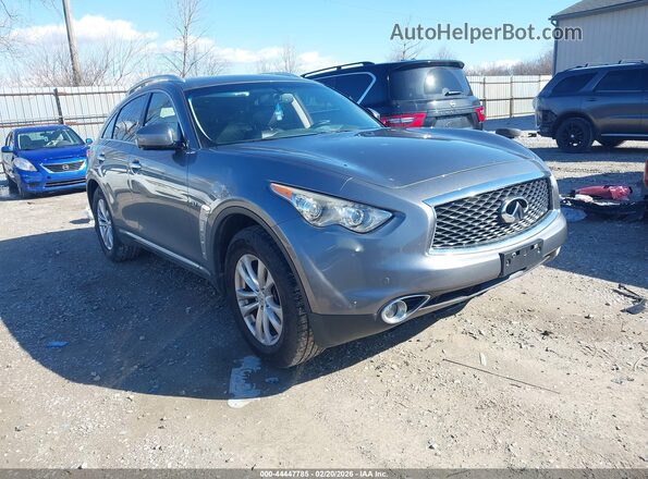 JN8CS1MW1HM414554 2017 INFINITI QX70 Gray Delantero derecho