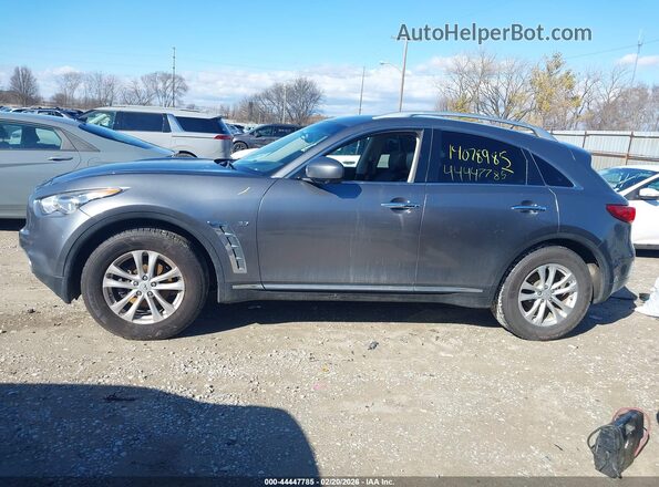 JN8CS1MW1HM414554 2017 INFINITI QX70 Gray Vista interior de 360 grados