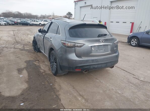JN8CS1MW2HM415373 2017 INFINITI QX70 Серый Задняя левая четверть