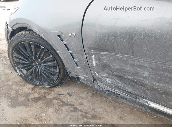 JN8CS1MW2HM415373 2017 INFINITI QX70 Серый Вид спереди