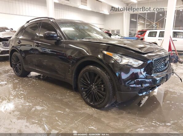 JN8CS1MW9HM416598 2017 INFINITI QX70 Black Передня права чверть
