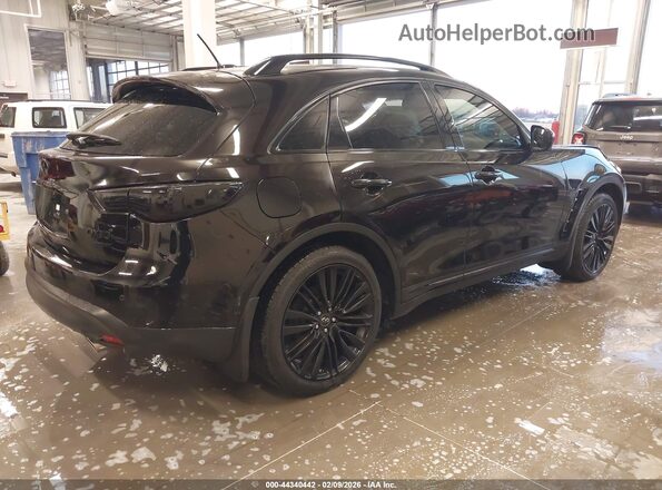 JN8CS1MW9HM416598 2017 INFINITI QX70 Black Задня права чверть