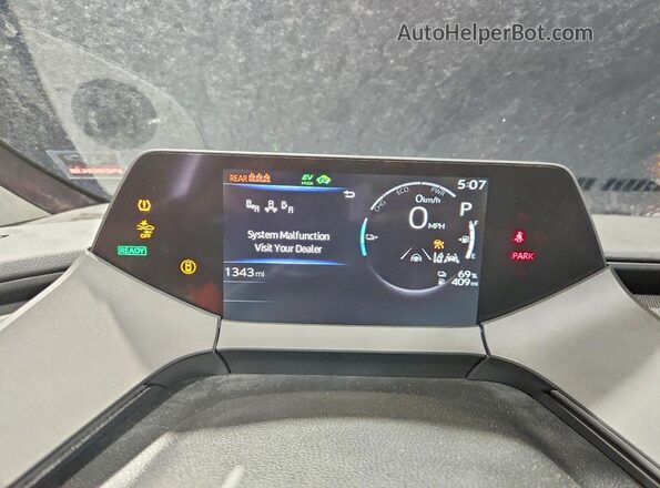 JTDACACU0T3059469 2026 TOYOTA PRIUS Silver Widok zestawu wskaźników
