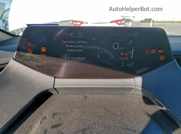 JTDACACU1P3007208 2023 TOYOTA PRIUS White ხელსაწყოთა პანელის ხედი