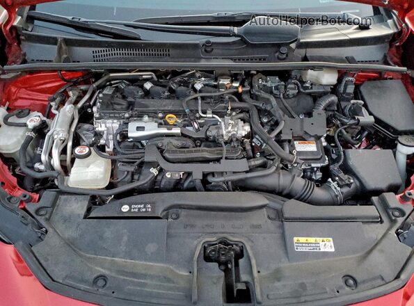 JTDACACU3P3001443 2023 TOYOTA PRIUS Red Widok wnętrza z tyłu