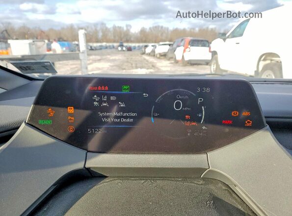 JTDACACU5S3048773 2025 TOYOTA PRIUS Серый Вид щитка приборов