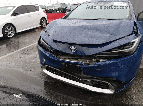 JTDACACU5S3050619 2025 TOYOTA PRIUS PLUG-IN HYBRID Blue Vista frontal