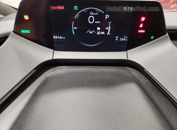 JTDACACU7T3056021 2026 TOYOTA PRIUS White Widok zestawu wskaźników