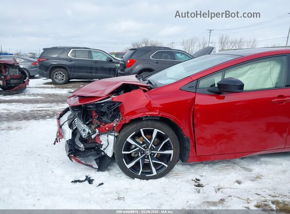 JTDACACUXR3022938 2024 TOYOTA PRIUS PRIME Red Widok z przodu