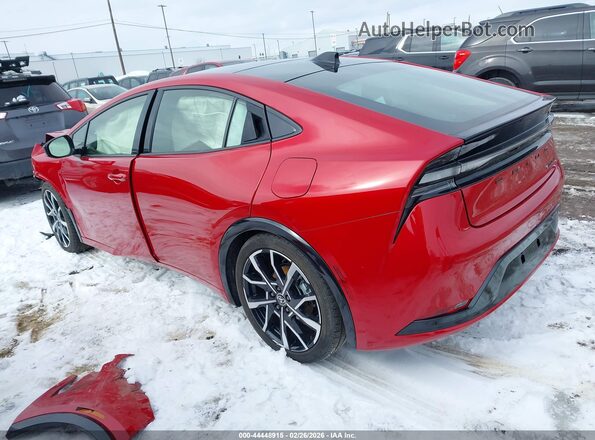 JTDACACUXR3022938 2024 TOYOTA PRIUS PRIME Red Tył lewy