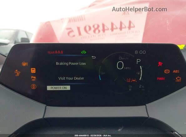 JTDACACUXR3022938 2024 TOYOTA PRIUS PRIME Red Widok tylnych siedzeń