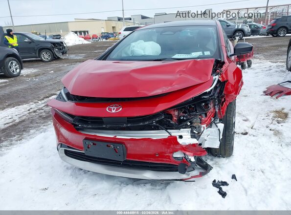 JTDACACUXR3022938 2024 TOYOTA PRIUS PRIME Red 