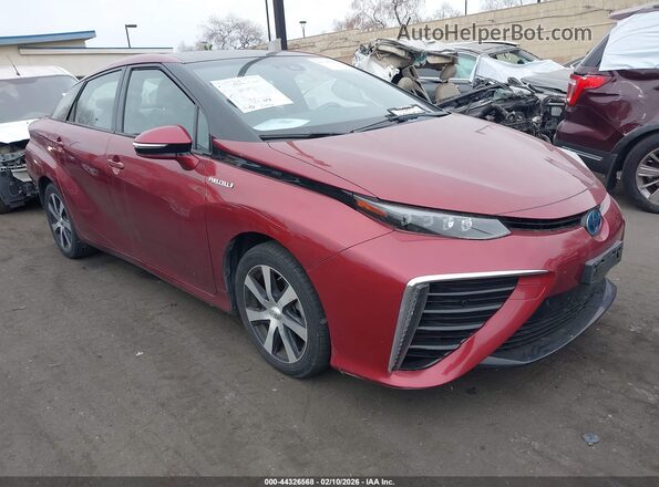 JTDBVRBD0KA007347 2019 TOYOTA MIRAI Red Передня права чверть