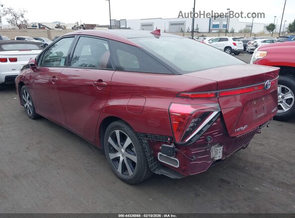 JTDBVRBD0KA007347 2019 TOYOTA MIRAI Red Задня ліва чверть