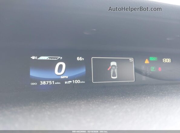 JTDBVRBD0KA007347 2019 TOYOTA MIRAI Red Вид задніх сидінь