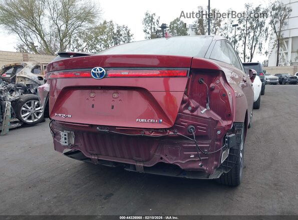 JTDBVRBD0KA007347 2019 TOYOTA MIRAI Red Вид спереду
