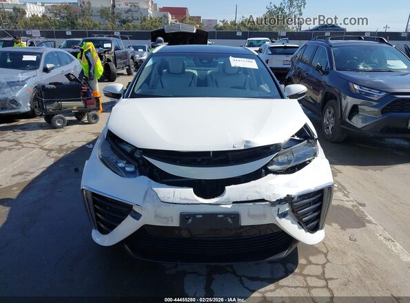 JTDBVRBD1KA005932 2019 TOYOTA MIRAI White Vista del cuadro de instrumentos