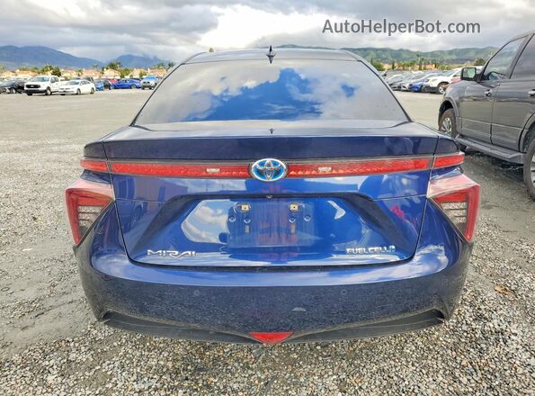 JTDBVRBD2KA006927 2019 TOYOTA MIRAI Синий Вид сзади