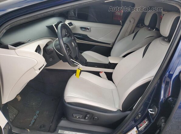 JTDBVRBD2KA006927 2019 TOYOTA MIRAI Синий Вид салона спереди