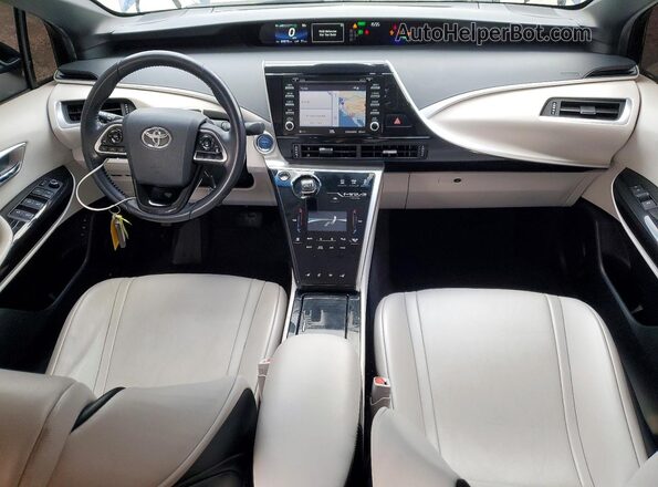 JTDBVRBD2KA006927 2019 TOYOTA MIRAI Синий Вид панели приборов