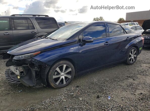 JTDBVRBD2KA006927 2019 TOYOTA MIRAI Синий Передняя левая четверть