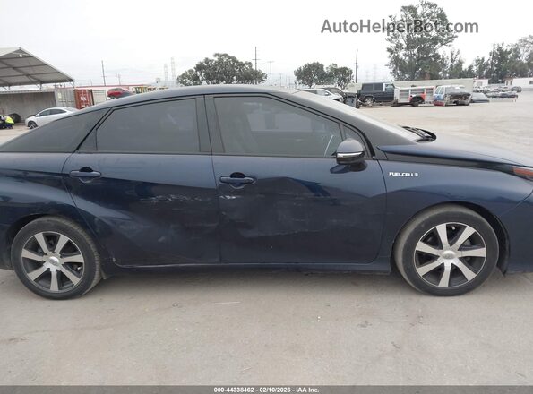 JTDBVRBD3HA001762 2017 TOYOTA MIRAI Dark Blue Widok wnętrza z tyłu