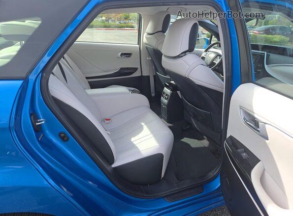 JTDBVRBD3JA004358 2018 TOYOTA MIRAI Синий Вид сзади