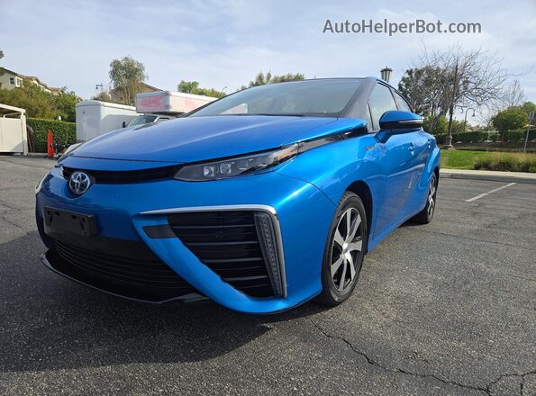 JTDBVRBD3JA004358 2018 TOYOTA MIRAI Синий Задняя левая четверть