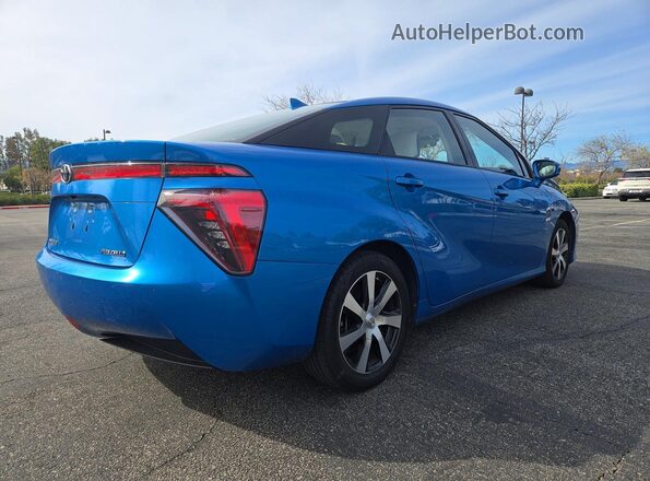 JTDBVRBD3JA004358 2018 TOYOTA MIRAI Синий Передняя правая четверть
