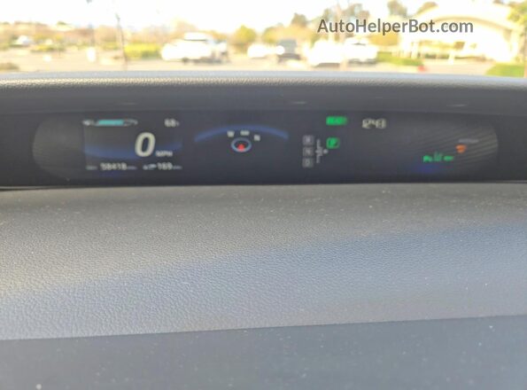 JTDBVRBD3JA004358 2018 TOYOTA MIRAI Синий Вид панели приборов