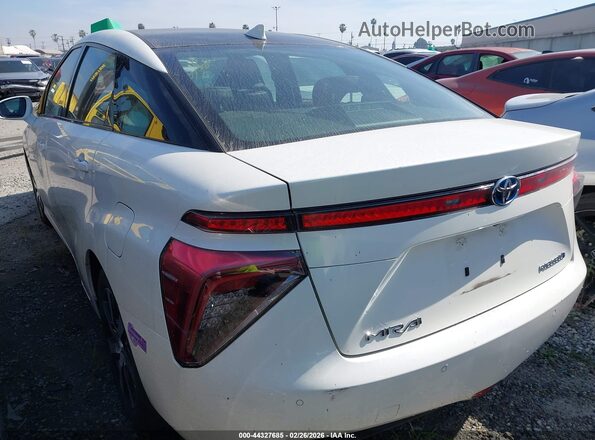 JTDBVRBD3KA007200 2019 TOYOTA MIRAI White Trasero izquierdo