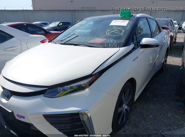 JTDBVRBD3KA007200 2019 TOYOTA MIRAI White Vista tres cuartos delantera izquierda