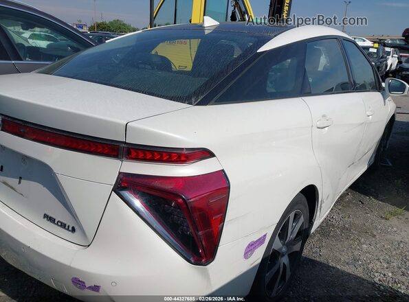 JTDBVRBD3KA007200 2019 TOYOTA MIRAI White Trasero derecho