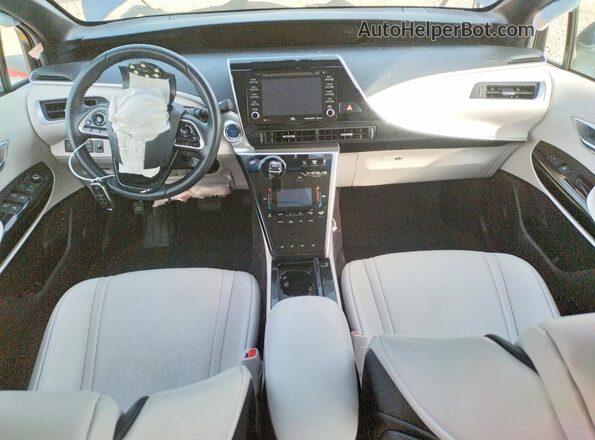 JTDBVRBD4JA005437 2018 TOYOTA MIRAI Blue Widok deski rozdzielczej