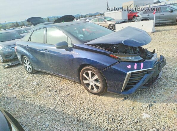 JTDBVRBD4JA005437 2018 TOYOTA MIRAI Blue Przód prawy