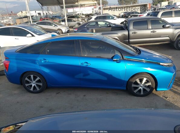 JTDBVRBD5HA002783 2017 TOYOTA MIRAI Синий Вид задней части салона