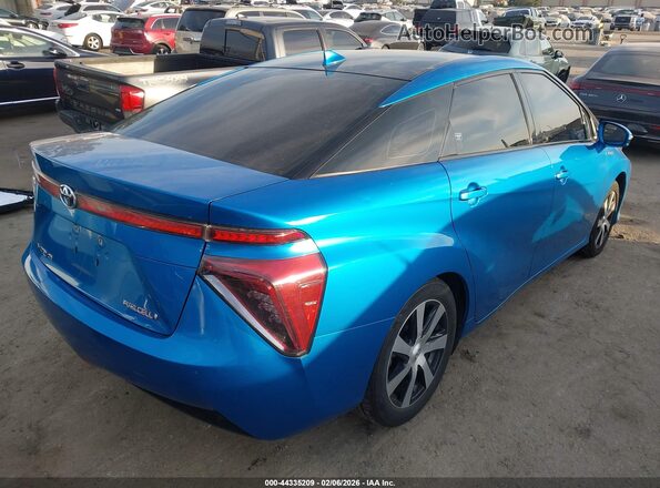 JTDBVRBD5HA002783 2017 TOYOTA MIRAI Синий Задняя правая четверть