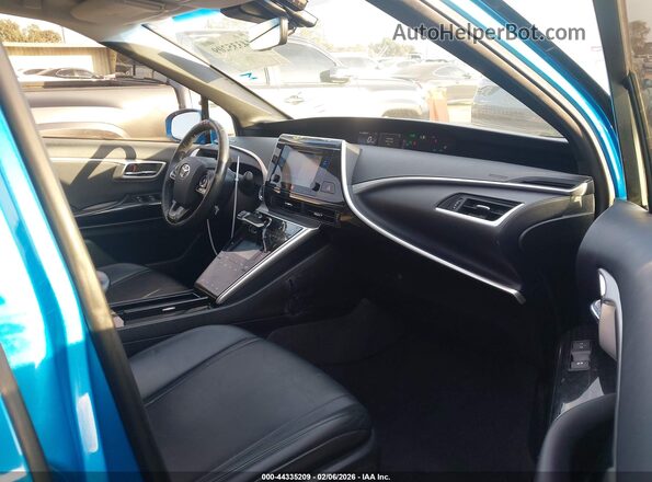 JTDBVRBD5HA002783 2017 TOYOTA MIRAI Синий Вид салона спереди