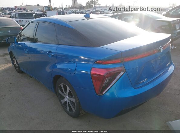JTDBVRBD5HA002783 2017 TOYOTA MIRAI Синий Задняя левая четверть
