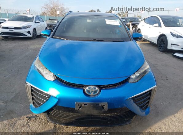 JTDBVRBD5HA002783 2017 TOYOTA MIRAI Синий Вид щитка приборов