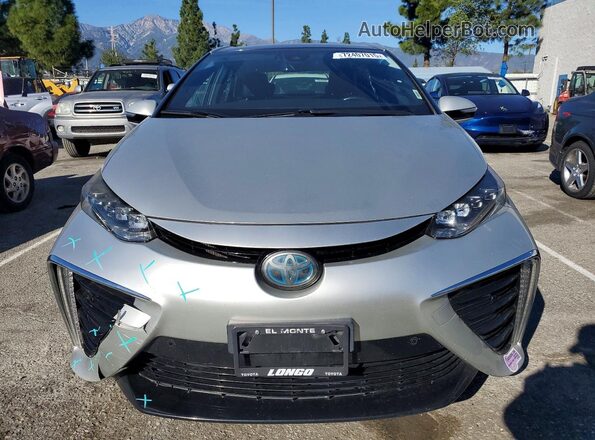 JTDBVRBD6KA005943 2019 TOYOTA MIRAI Silver Vista frontal