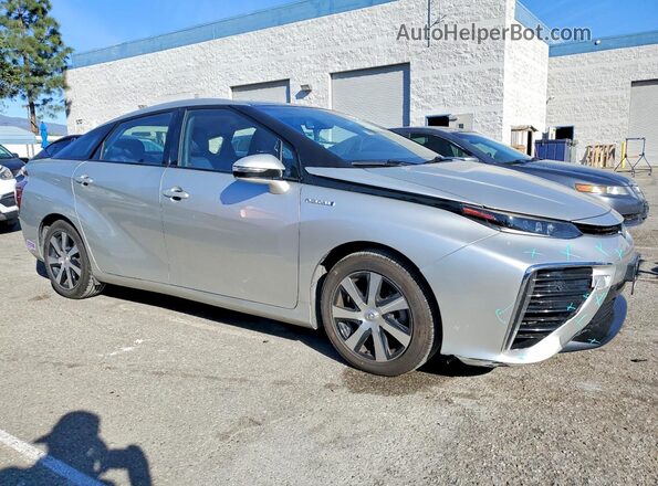 JTDBVRBD6KA005943 2019 TOYOTA MIRAI Silver Delantero derecho