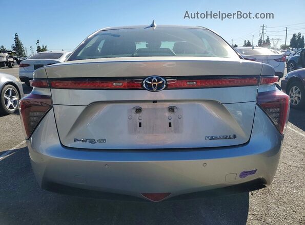 JTDBVRBD6KA005943 2019 TOYOTA MIRAI Silver Vista trasera