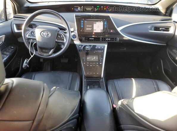 JTDBVRBDXHA003380 2017 TOYOTA MIRAI Синий Вид панели приборов