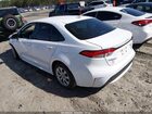 2022 Toyota Corolla Le White vin: JTDEPMAE2N3018573