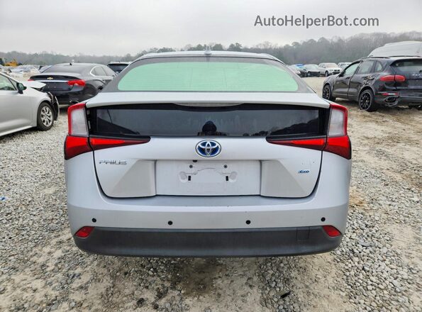 JTDKAMFU0M3149245 2021 TOYOTA PRIUS Silver Вид ззаду